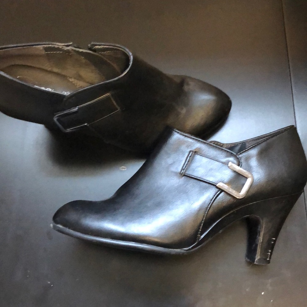Black ankle boots